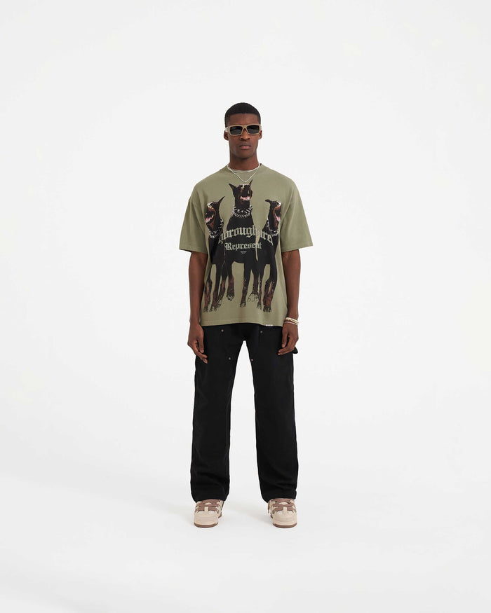 Thoroughbred T-Shirt | Khaki T-Shirts SS23 | Represent Clo
