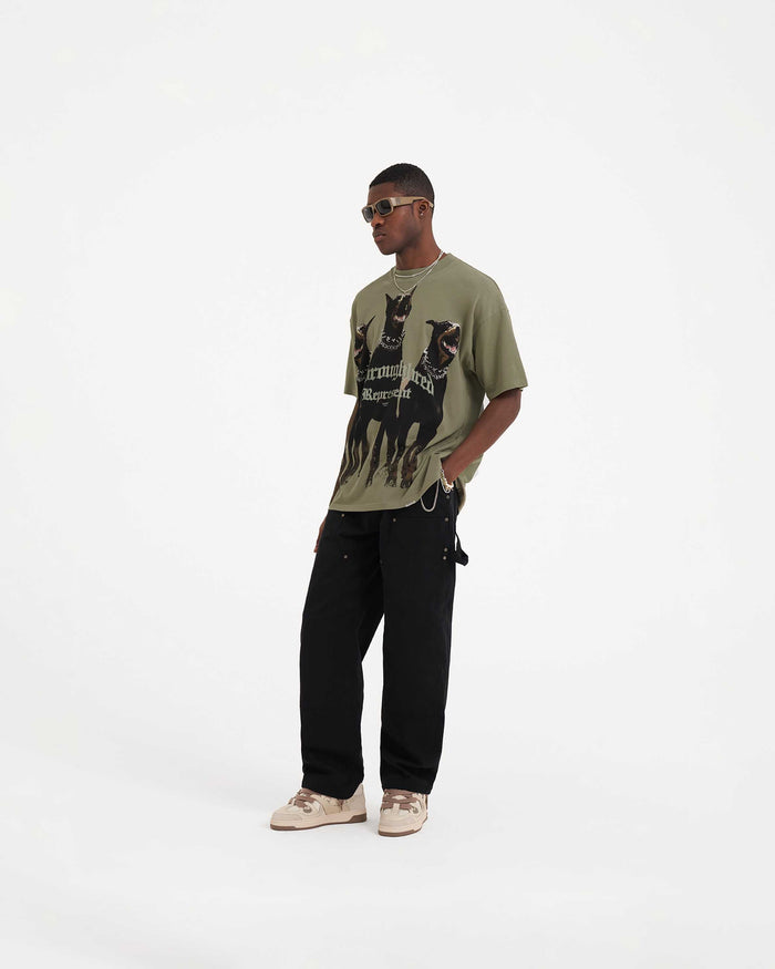 Thoroughbred T-Shirt | Khaki T-Shirts SS23 | Represent Clo