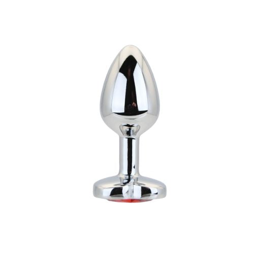 Toosh Heart Shaped Butt Plug with Red Stone from Nice 'n' Naughty