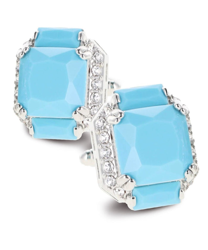 Matte Sky Blue and Silver