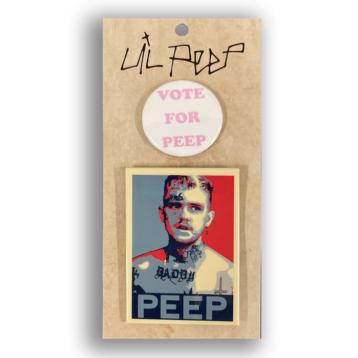 Vote For Peep Button Set