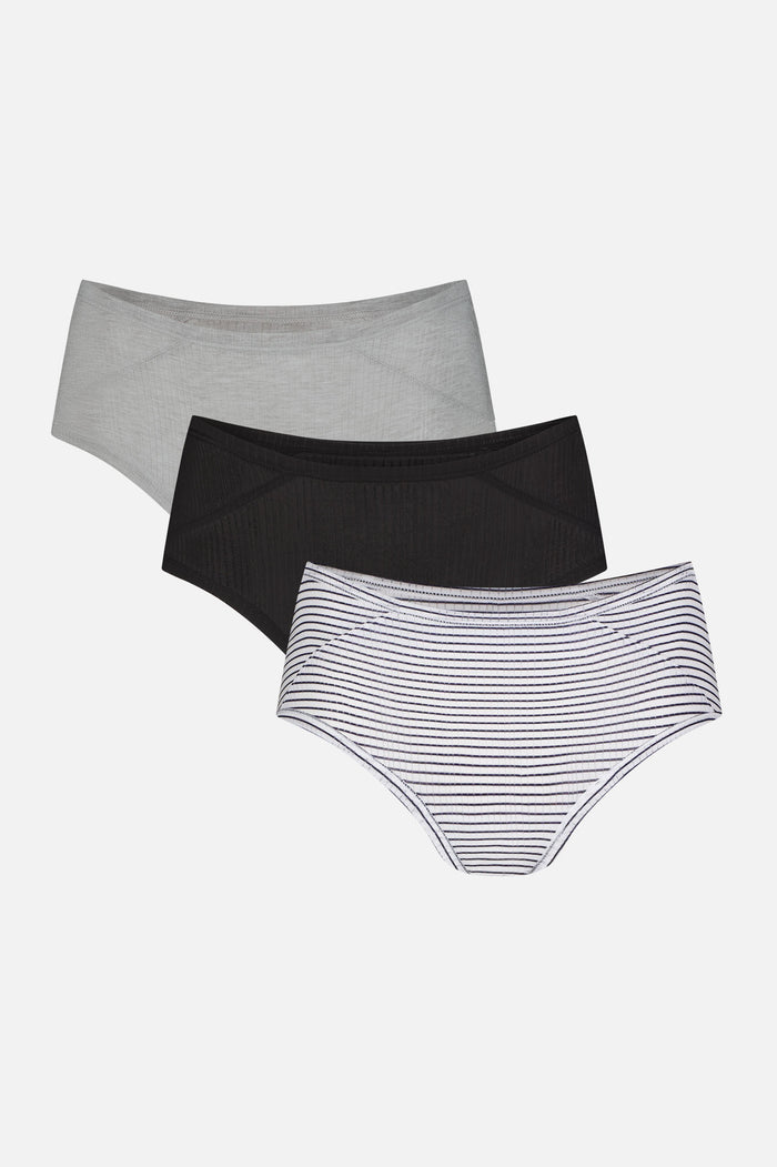 Whipped Boyshort 3 pack in Weekender color pack.