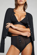 A deliciously soft and stretchy shrunken cardigan