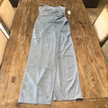 Windsor Women's Sasha Formal Wrap Dress with High Slit, Blue, Size L