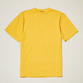 Yellow Ribbed Regular Fit Crew Neck T-Shirt - Upscale Men's Fashion